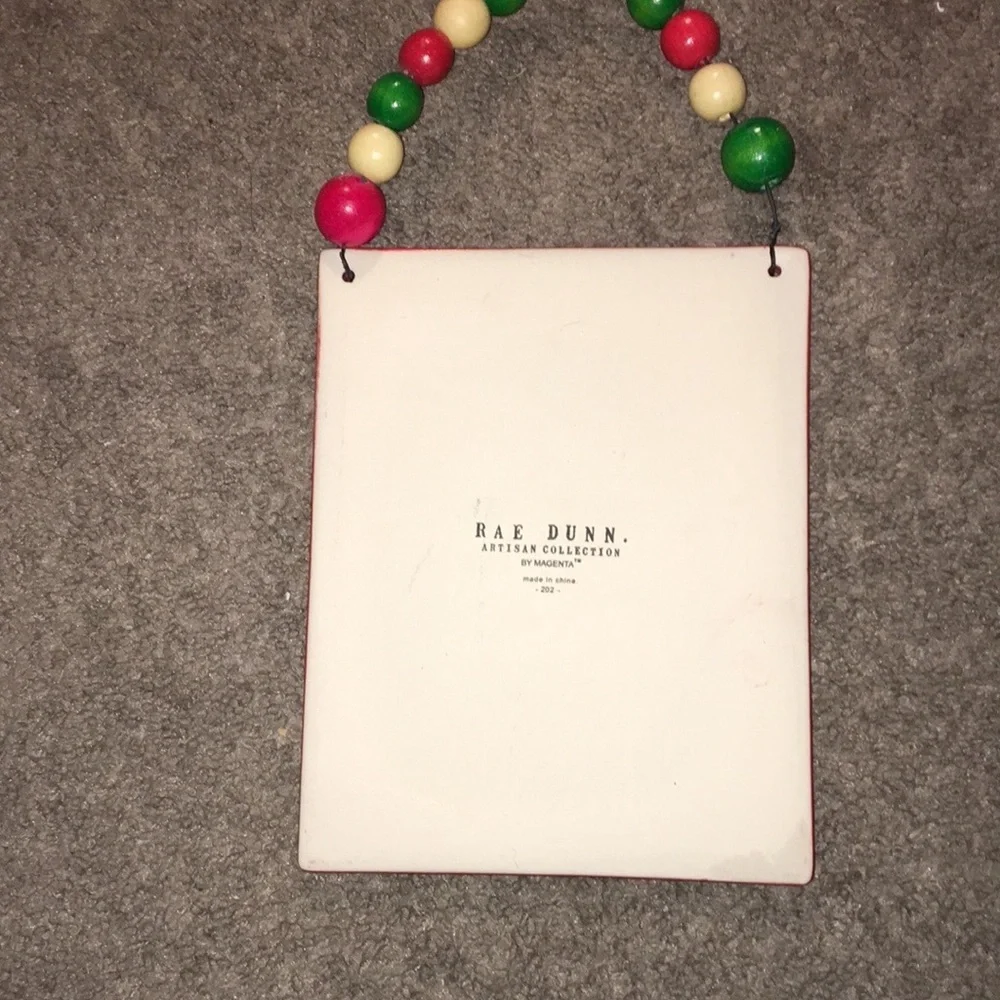 Rae Dunn Artisan Collection Wall Hanging “Sleigh Bells Ring”